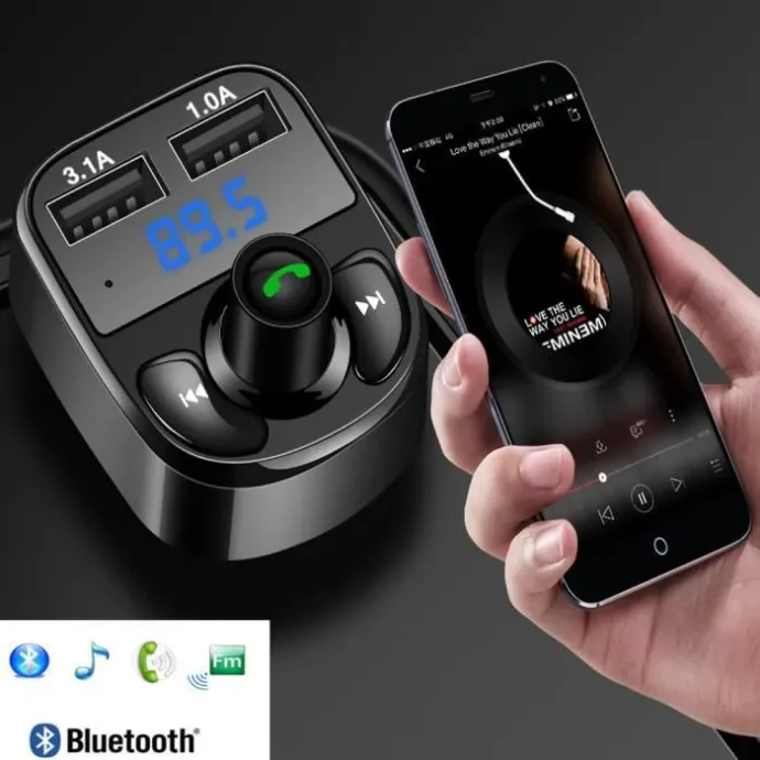 lecteur MP3 Bluetooth de voiture modulateur